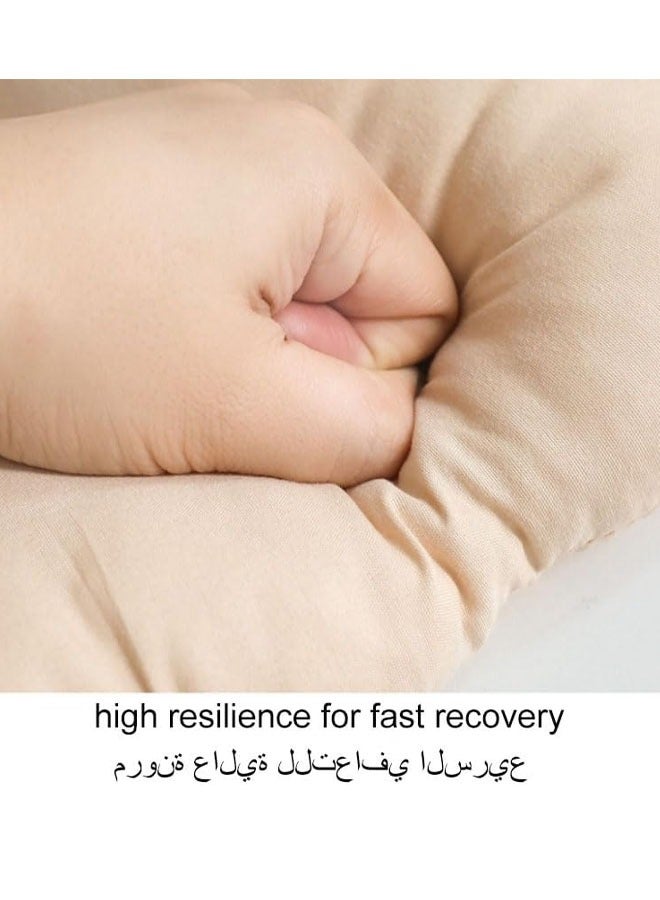 Optico Chair Pads Seat Cushion with Ties, Round Chair Seat Pads Sofa Pillows Cashmere Meditation Pillow Thicken Tatami Floor Cushion Sofa Chair Pads Car Seat Cushion for Office Yoga - Image 4