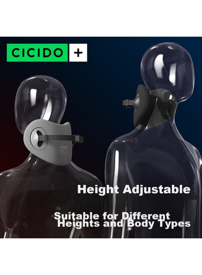 Cicido Car Headrest, Neck Support Pillow For Vehicles, High-end Lumbar Support Cushion For Seats, D023020 Mida Black - Image 5