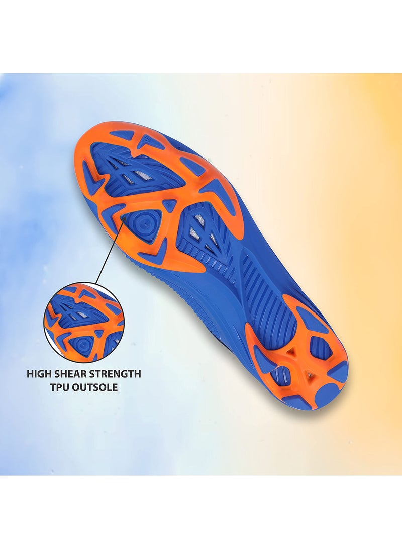 Nivia Dominator 2.0 Football Shoes | TPU | Moulded Insole | Water Proof | Indoor Outdoor Low Top Soccer Shoes | Training Boots Professional Turf Shoes, Athletic Football Running Shoes - Image 3