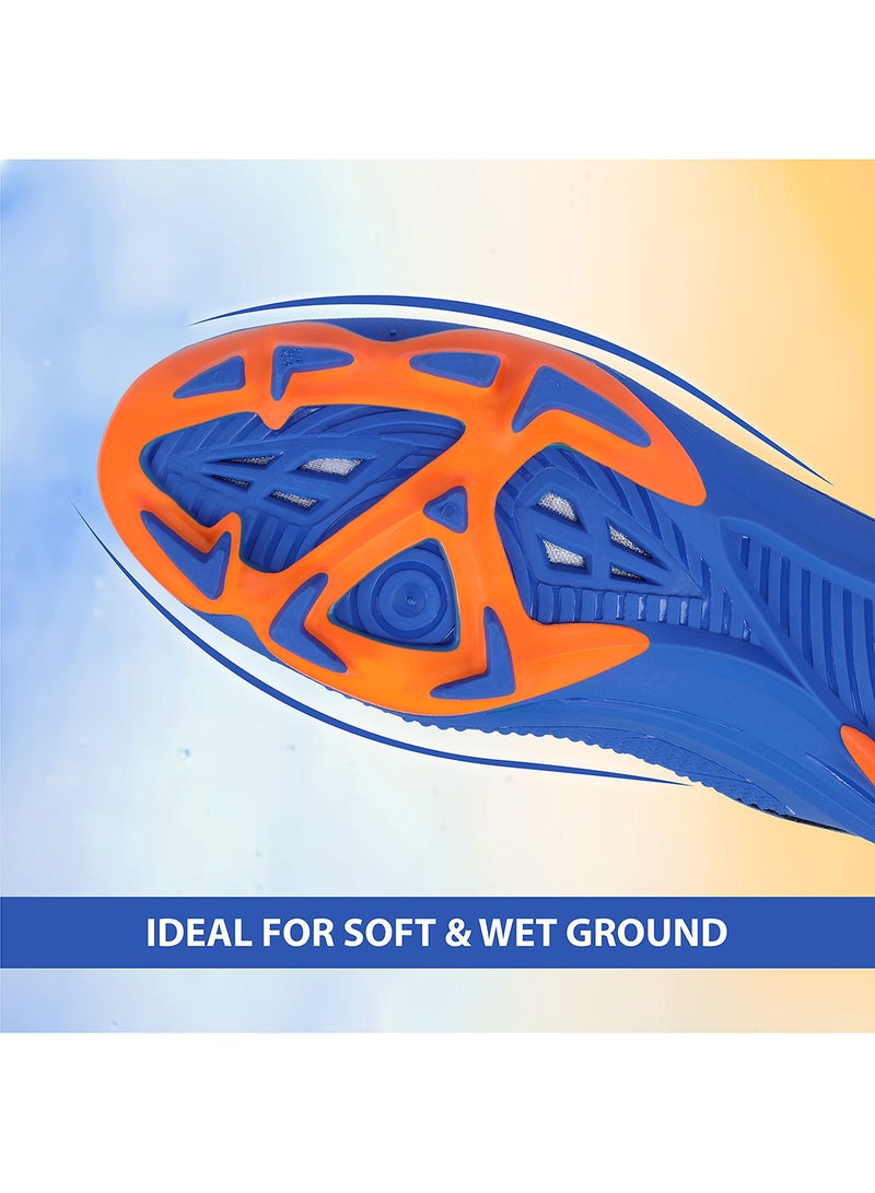 Nivia Dominator 2.0 Football Shoes | TPU | Moulded Insole | Water Proof | Indoor Outdoor Low Top Soccer Shoes | Training Boots Professional Turf Shoes, Athletic Football Running Shoes - Image 4