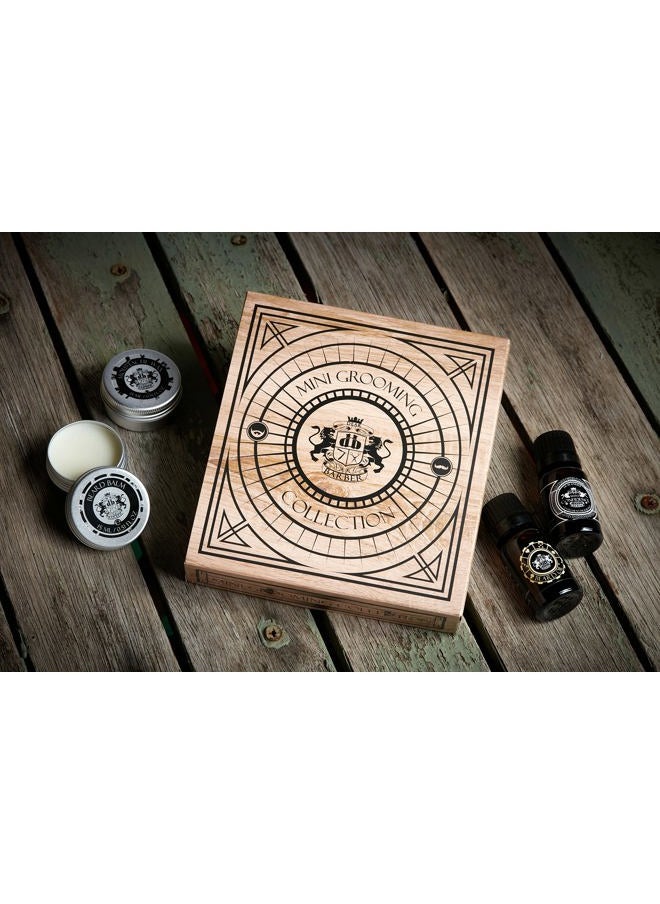 Dear Barber - Mini Grooming Collection Set 1 x Beard Oil 10ml 1 x Moustache Wax 15ml 1 x with Confidence Eau de Toilette 10ml 1 x Beard Balm 15ml - Image 1