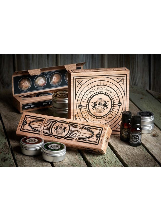 Dear Barber - Mini Grooming Collection Set 1 x Beard Oil 10ml 1 x Moustache Wax 15ml 1 x with Confidence Eau de Toilette 10ml 1 x Beard Balm 15ml - Image 1