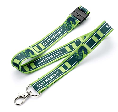 Harry Potter Slytherin Lanyard One Size GreenSilver - Image 1