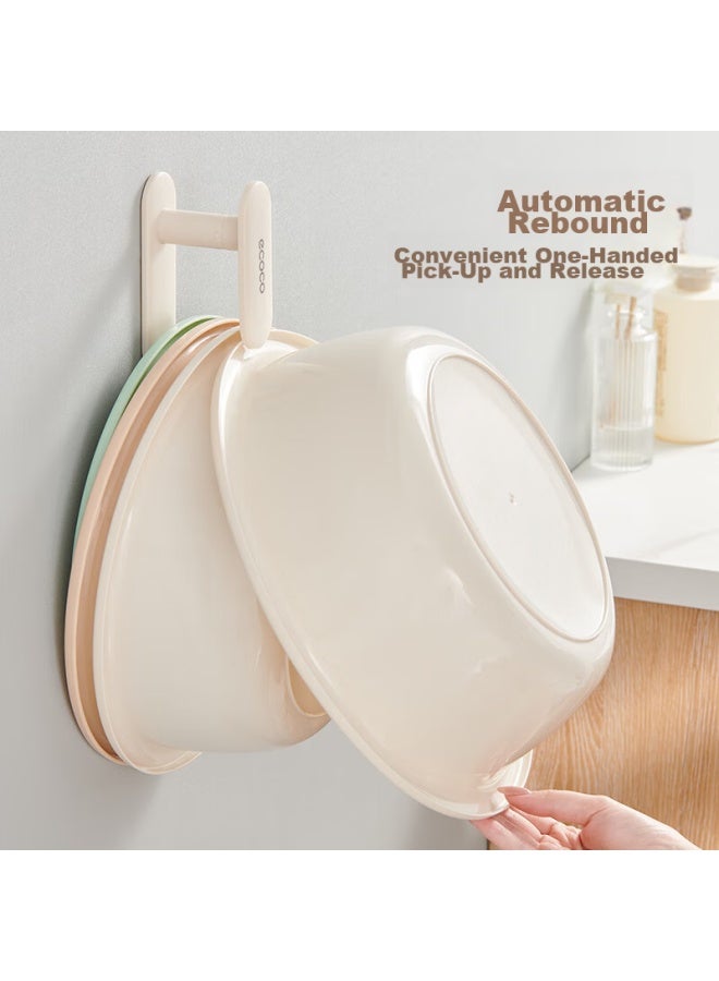 Ecoco Face Basin Storage Rack, Bathroom Washbasin Hooks, No-drill Storage Hanger For Bathroom, Basin Organizer E24103