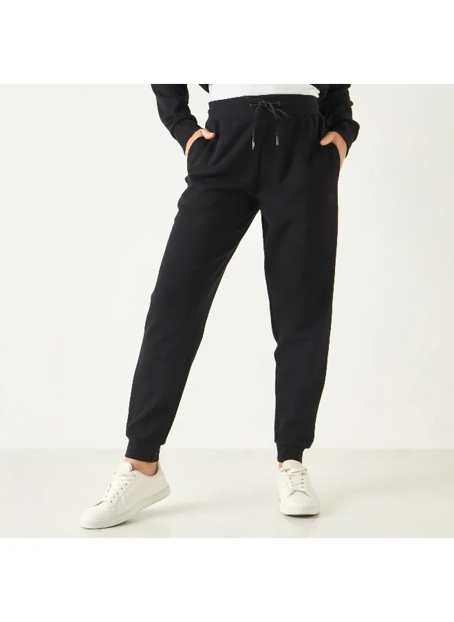 Kappa Kappa Drawstring Closure Joggers with Pockets