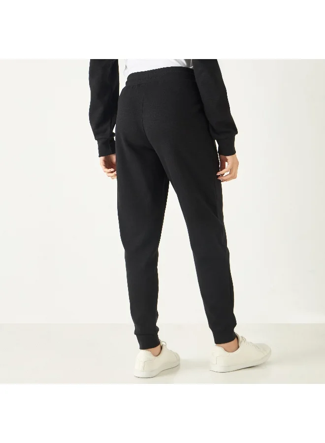 Kappa Kappa Drawstring Closure Joggers with Pockets