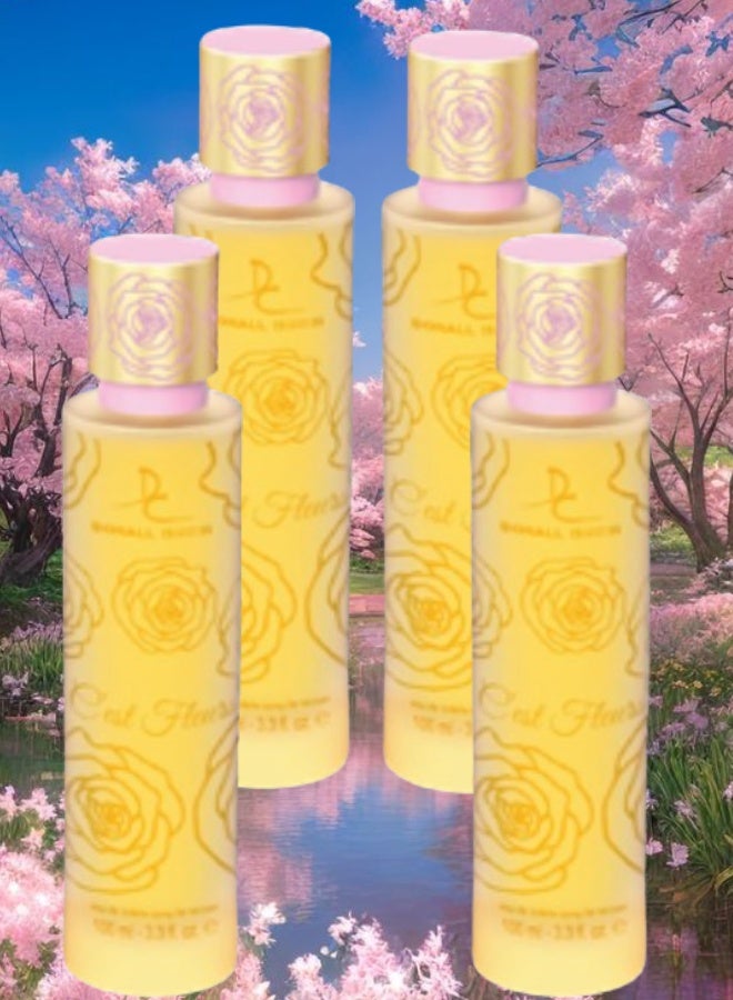 DORALL COLLECTION 4 Pieces Cest Fleurs Perfume 100ML - Image 1