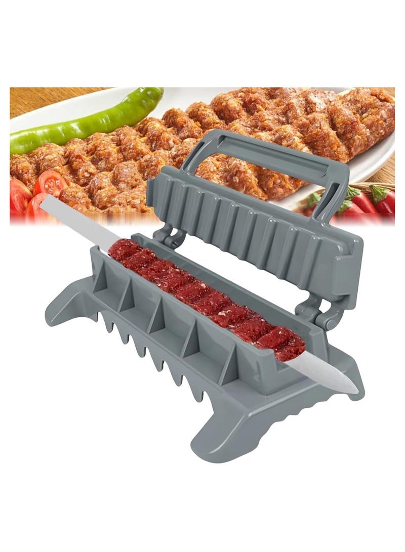 general Kebab maker, portable and reusable manual kebab maker, easy to use simple kebab making tool for home and picnic camping barbecues - Image 1