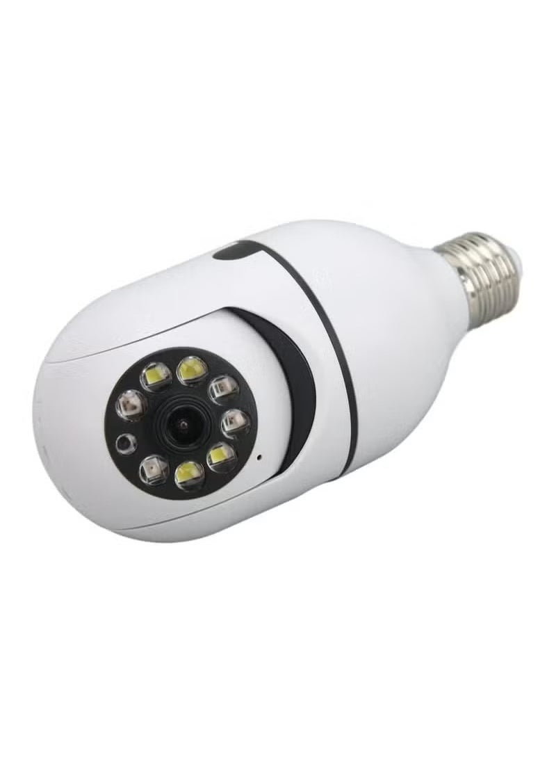 Light Bulb Security Camera Wireless Outdoor Indoor WiFi Cameras for Home Security 360 degree action camera Motion Detection and Alarm Two-Way Talk Color Night Vision ﻿