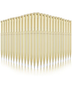 KASTWAVE 26 Pcs Slim Metallic Retractable Ballpoint Pens, Ballpoint Pen, 1 mm Medium Point Black Ink Pen, Metal Pens Set for Business, Office Supplies, Wedding, Students and Teachers (Gold)  - Image 1