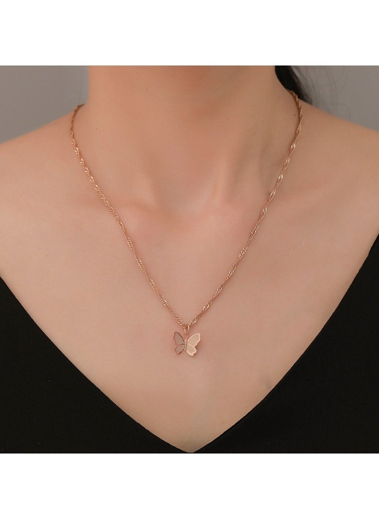 Satinior - Butterfly Element Versatile Necklace - Image 1