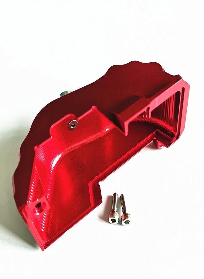 EPTNNASO All Aluminum Main Gear Upper Cover Red for Traxxas 1/5 X-MAXX 6S 8S 7787 - Image 2