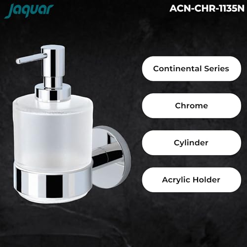 Jaquar Soap Dispenser with Glass Bottle (ACN-CHR-1135N) - Image 3