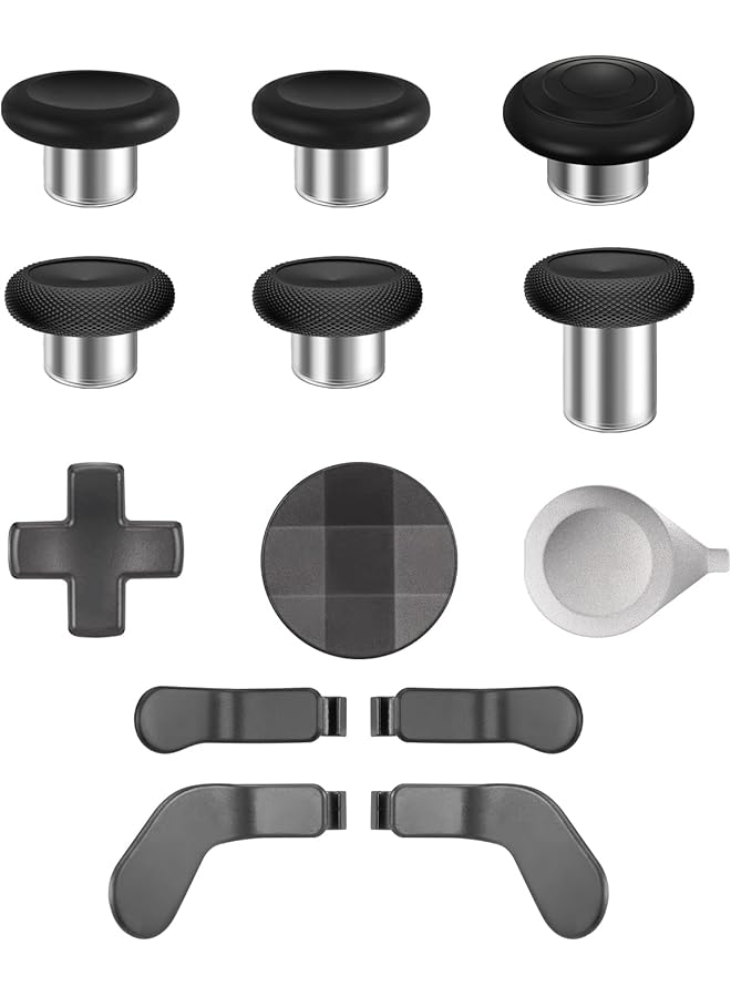 Accessories For Xbox Elite Controller Series 2 13 In 1 Replacement Paddles Thumbsticks Joystick Analog Sticks Parts Repair Kit Component Set With 2 D Pads 1 Tool - Image 1