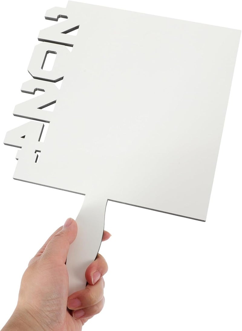 VOSAREA Sublimation Graduation Fan Frame Handheld Blank Photo Display for Ceremonies Crafting and Table Decoration Graduation Souvenir - Image 4