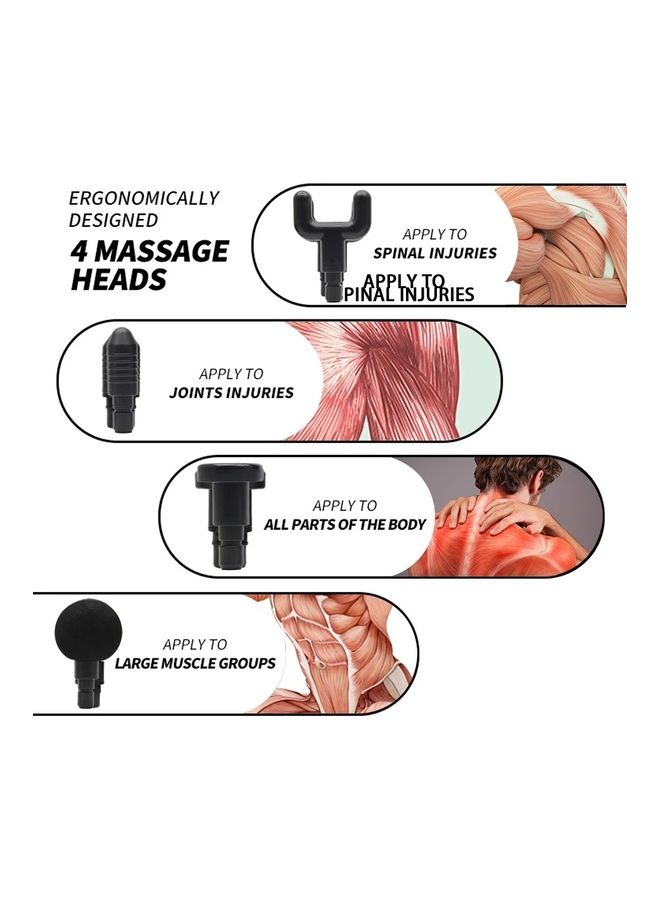 Arabest Portable Handheld Deep Tissue Electric Muscle Massager - Image 2
