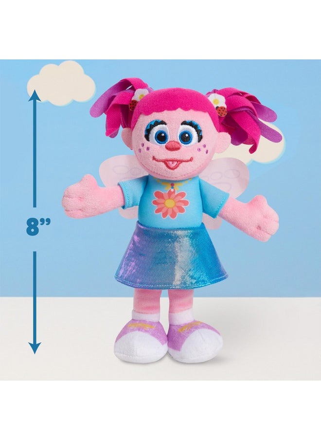 Just Play - Sesame Street Friends 8-Inch Abby Cadabby Sustainable Plush Stuffed Toy, Kids Toys For Ages 18 Month - Image 1