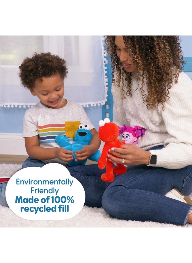 Just Play - Sesame Street Friends 8-Inch Abby Cadabby Sustainable Plush Stuffed Toy, Kids Toys For Ages 18 Month - Image 1