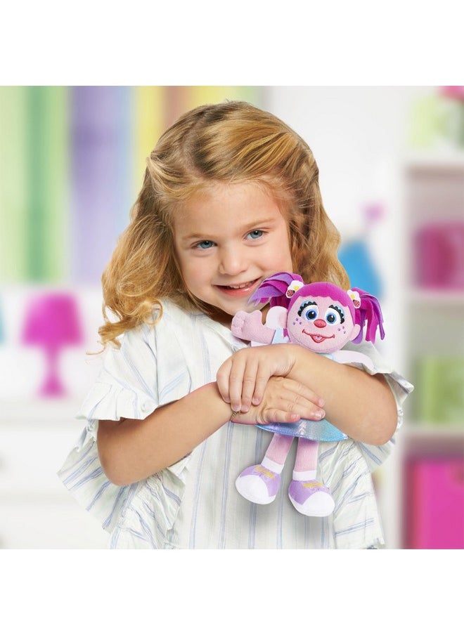 Just Play - Sesame Street Friends 8-Inch Abby Cadabby Sustainable Plush Stuffed Toy, Kids Toys For Ages 18 Month - Image 1