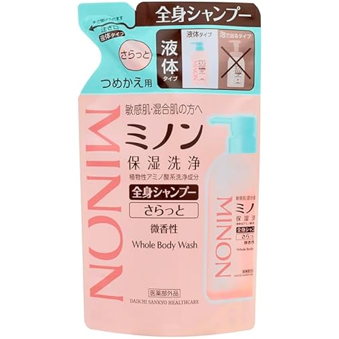 MINON شامبو الجسم الكامل نوع ناعم عبوة إعادة تعبئة 380 مل - Image 1