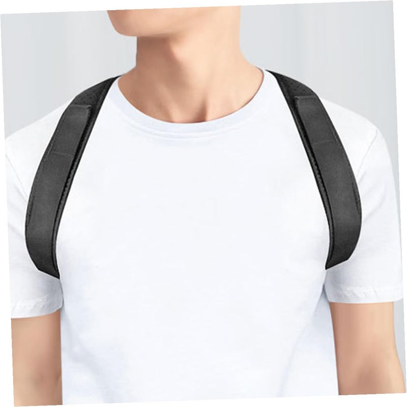 Adjustable Posture Corrector Back Brace For Women Men Black S Size 40 80 Lbs Support - Image 5
