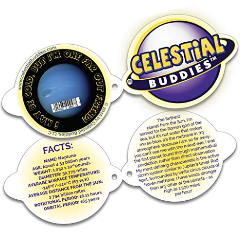 Celestial Buddies Neptune Buddy | 10" Soft Stuffed Plush, Embroidered Features, Fun Planet Facts Tag for Kids – STEM Learning, Educational Gift, Classroom & Homeschool Science Space Astronomy | 0+ - Image 5