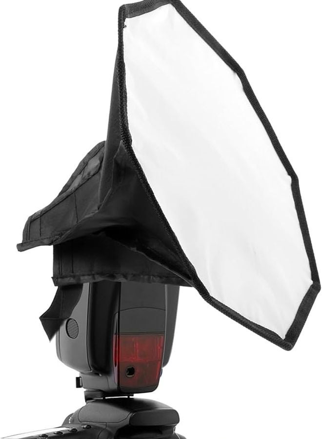 مُشتت الصندوق الناعم الثماني للفلاش المحمول للكاميرا عاكس الضوء المحمول - Image 4