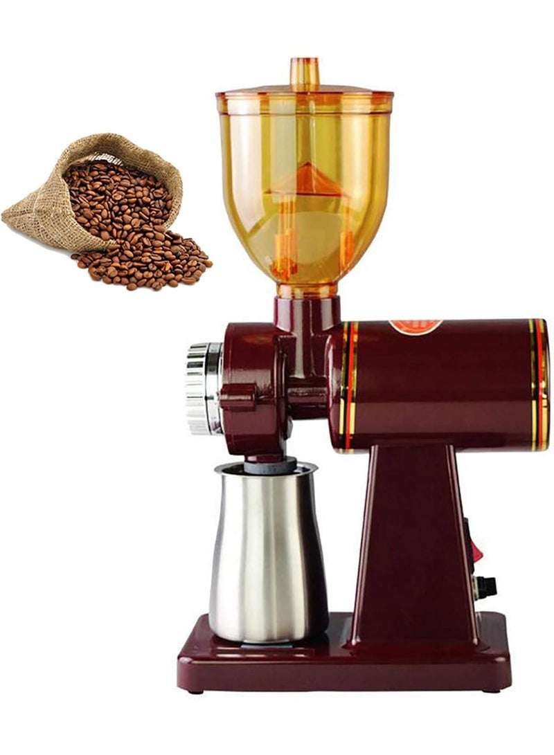 AiQi Professional Coffee Grinder, 8-Level Precision Grind, Upgraded 30° Dual Stainless Steel Burrs, Dual Anti-Jump Transparent Bean Hoppers, Modular Customization, Smart Safety - Image 1