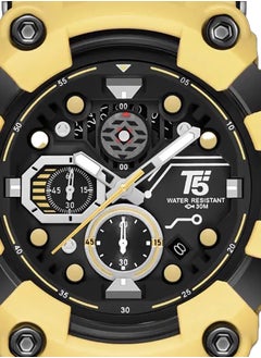 T5 T5 Mens Chronograph Silicone Strap Watch H4011G  - Image 2