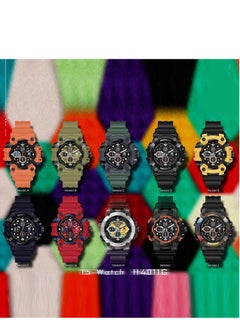 T5 T5 Mens Chronograph Silicone Strap Watch H4011G  - Image 4