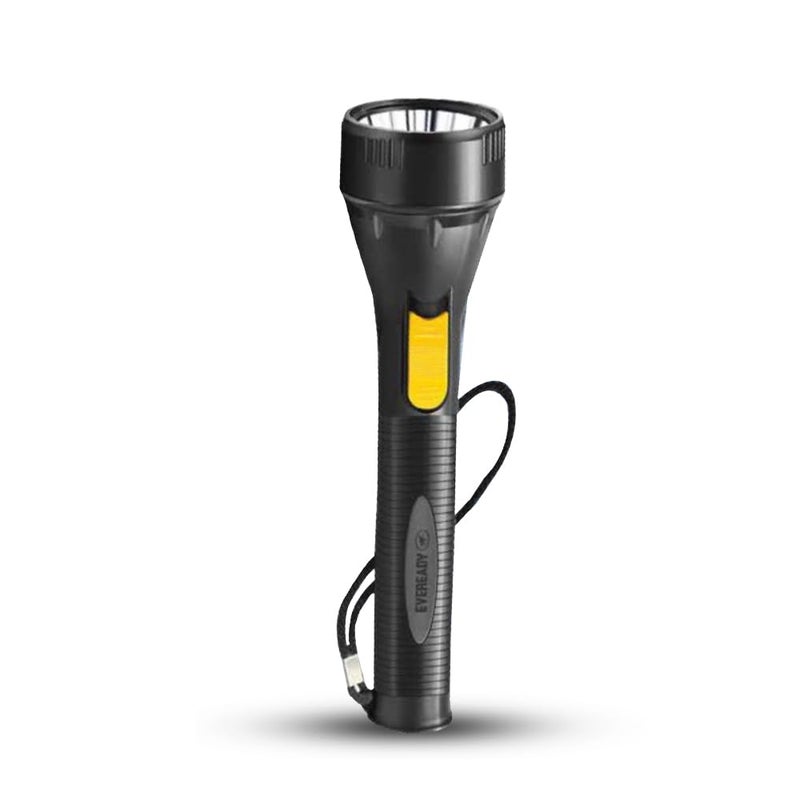 Eveready Eveready Blaze DL45 1W LED Torch Powered by 3 AA Batteries Super Bright White LED 10000 Lux Output Wide Beam Range Strong Durable Plastic Body Black - Image 1