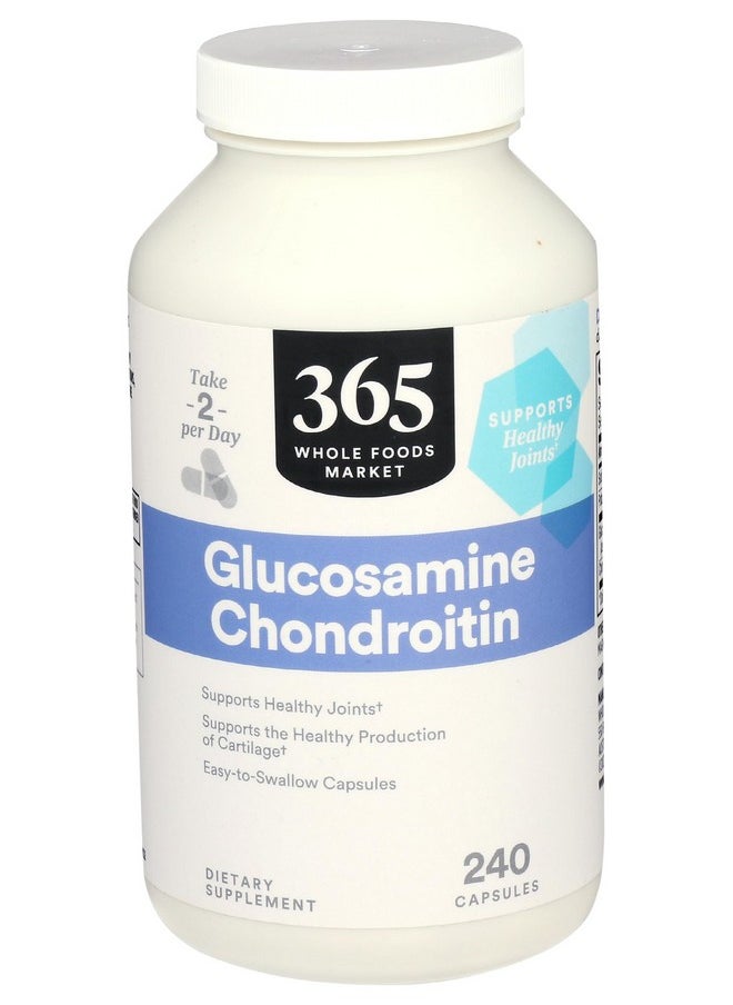365 by Whole Foods Market 365 by Whole Foods Market, Glucosamine Chondroitin, 240 Capsules  - Image 1