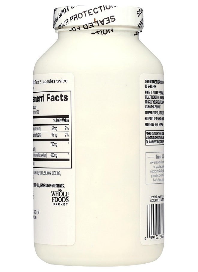 365 by Whole Foods Market 365 by Whole Foods Market, Glucosamine Chondroitin, 240 Capsules  - Image 2