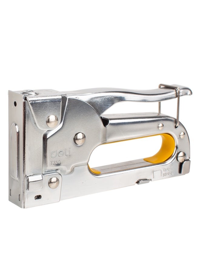 Deli Deli ET35011 Metal Tacker – Silver, Tack Up to 8mm, Handle Lock for Safety, Back Loading, Durable All-Metal Design  - Image 5