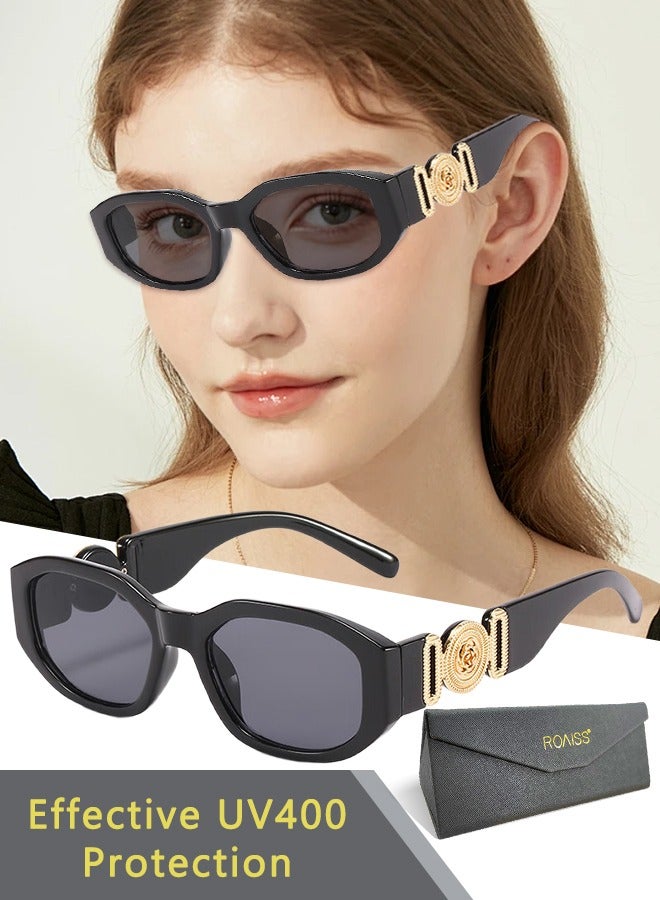 roaiss Trendy Irregular Sunglasses for Women Men UV400 Protection  - Image 1