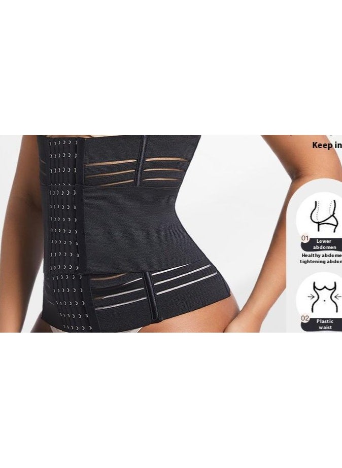 Healife - Waist Trainer Slimming Belt, Adjustable Shapewear Corset, 3D Pressure Abdominal Belt, Powerful Waist Support, Breathable and Comfortable Postpartum Belly Belt for Women, Adjustable Waist Trainer for Women, Slimming Belt with Abdominal Sauna Bandage, Waist Trim with Abdominal Reformer Compression Wrap, Plus Size Corset Waist Trainer for Women & Men - Image 1