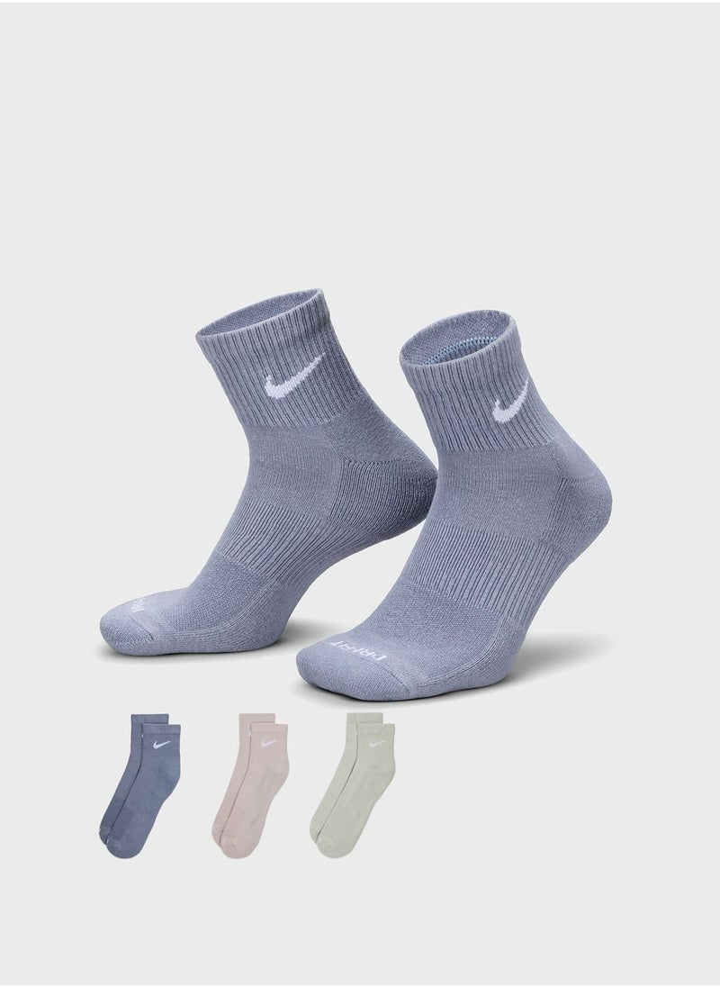 Nike 3 Pack Everyday Plus Cush  - Image 1