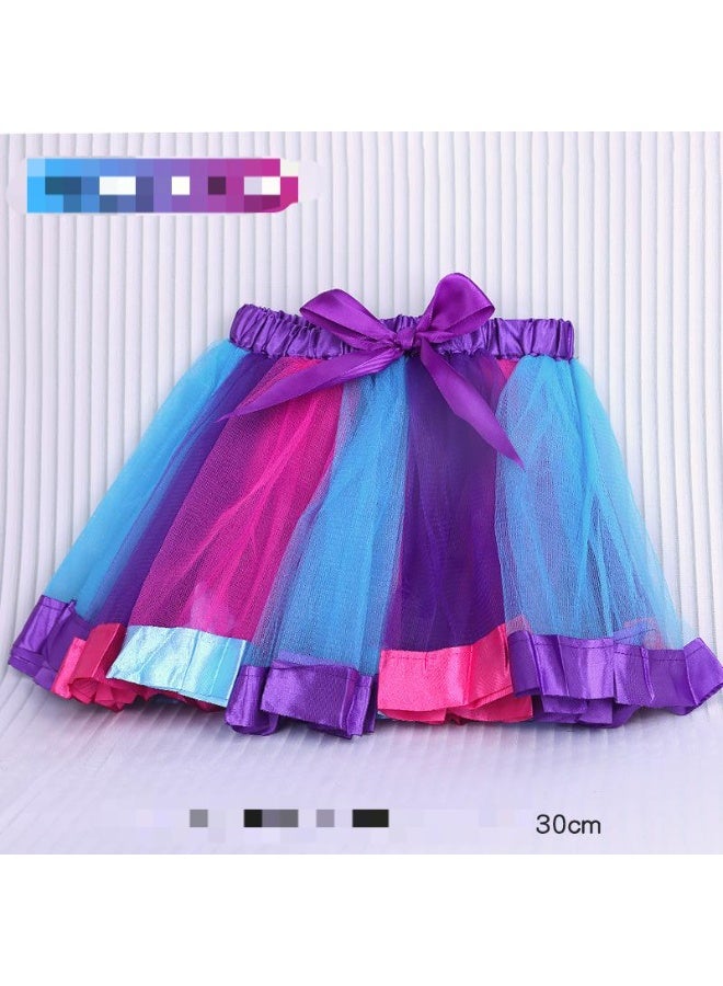 NIBEMINENT Children's Day bestselling girls' dresses, rainbow dresses, tulle dresses, children's dance dresses, half dresses, princess dresses and performance costumes