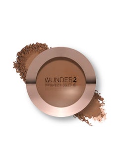 WUNDER2 PERFECT SELFIE Makeup Bronzing Veil HD Photo Finishing Powder Matte For Shine-Free Finish Pressed Compact, Sunkissed Bronzer Contour