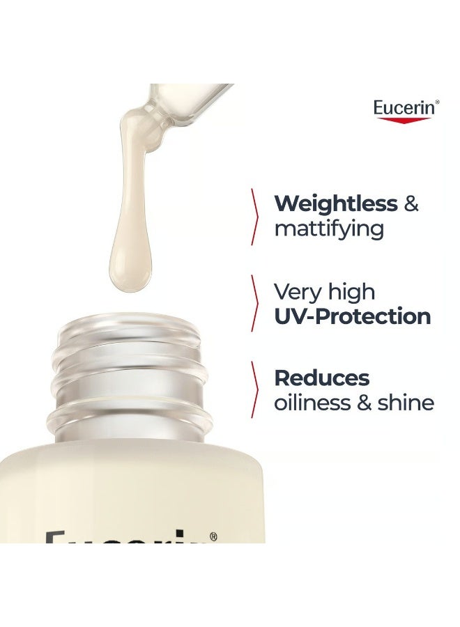 Eucerin Sun Oil Control Dry Touch Ultra-Light UV Serum SPF50+ 50ml - Image 3