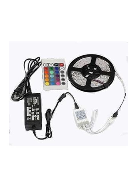 Light Multicolor Double Face 12 Volt 5m/300 LED Strip Remote With Charger