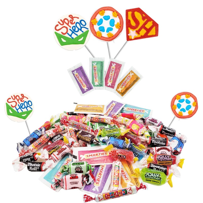 Fruidles Mega Candy Assortment Mix, Perfect for Event Parties, Social Events, Birthday Treats, Assorted Flavors, Candies & Lollipops (1 Pound) - Image 2