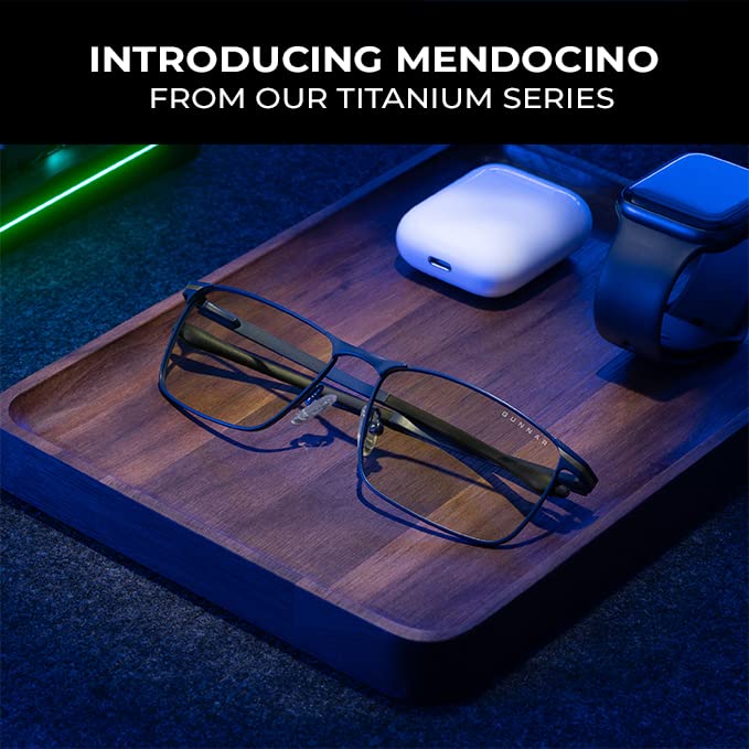 GUNNAR - Computer Blue Light Blocking Glasses Mendocino Blue Light Glasses, Midnight Blue, Adult US - Image 2