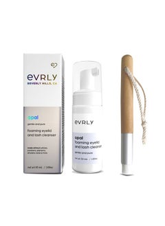 Beverly Hills OPAL Foaming Eyelash Extensions and Eyelid Cleanser, Removes Oil and Protein from Natural Lash, Improves Retention of Extensions, Sensitive Formula, Paraben Free, Sulfate Free