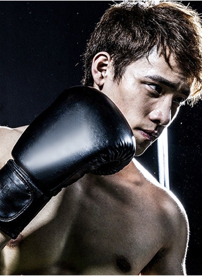 VInedi High-Quality Boxing Gloves Black Color for Ultimate Performance and Protection  - Image 3