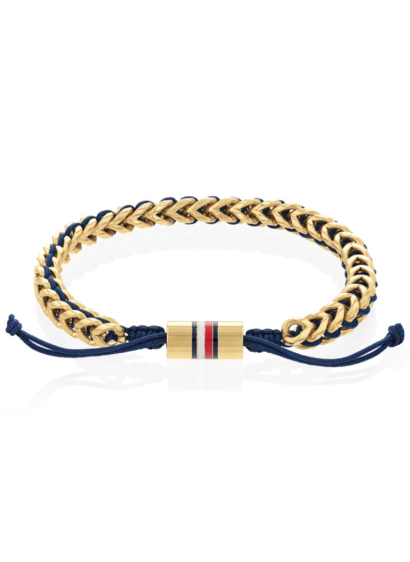 TOMMY HILFIGER TH JEWELRY BRAIDED METAL MENS ROPE BRACELET - 2790512  - Image 3