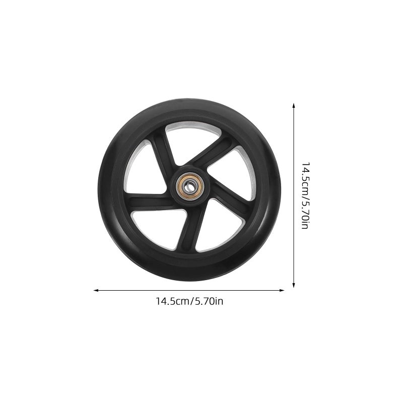 2Pcs 145x30mm Polyurethane Scooter Wheels For Outdoor And Stunt Riding - Image 3