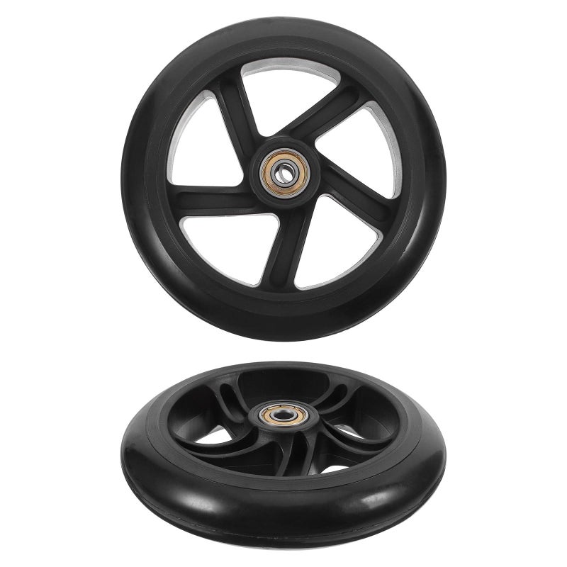 2Pcs 145x30mm Polyurethane Scooter Wheels For Outdoor And Stunt Riding - Image 2