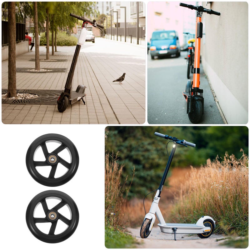 2Pcs 145x30mm Polyurethane Scooter Wheels For Outdoor And Stunt Riding - Image 4