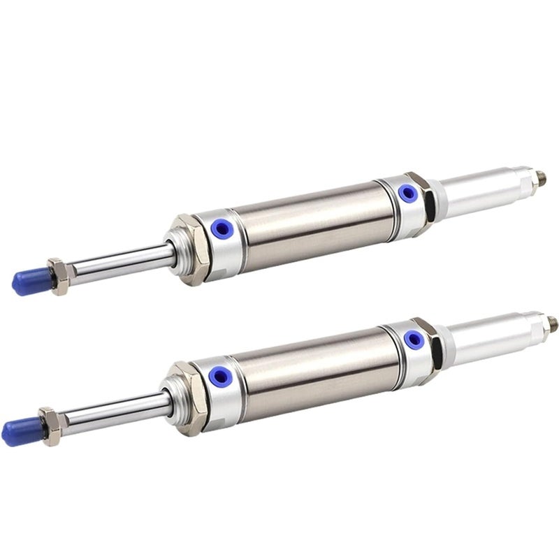 اسطوانة هوائية قطر 32 مم، شوط 50، 50 قابلة للتعديل، اسطوانة صغيرة - Image 1